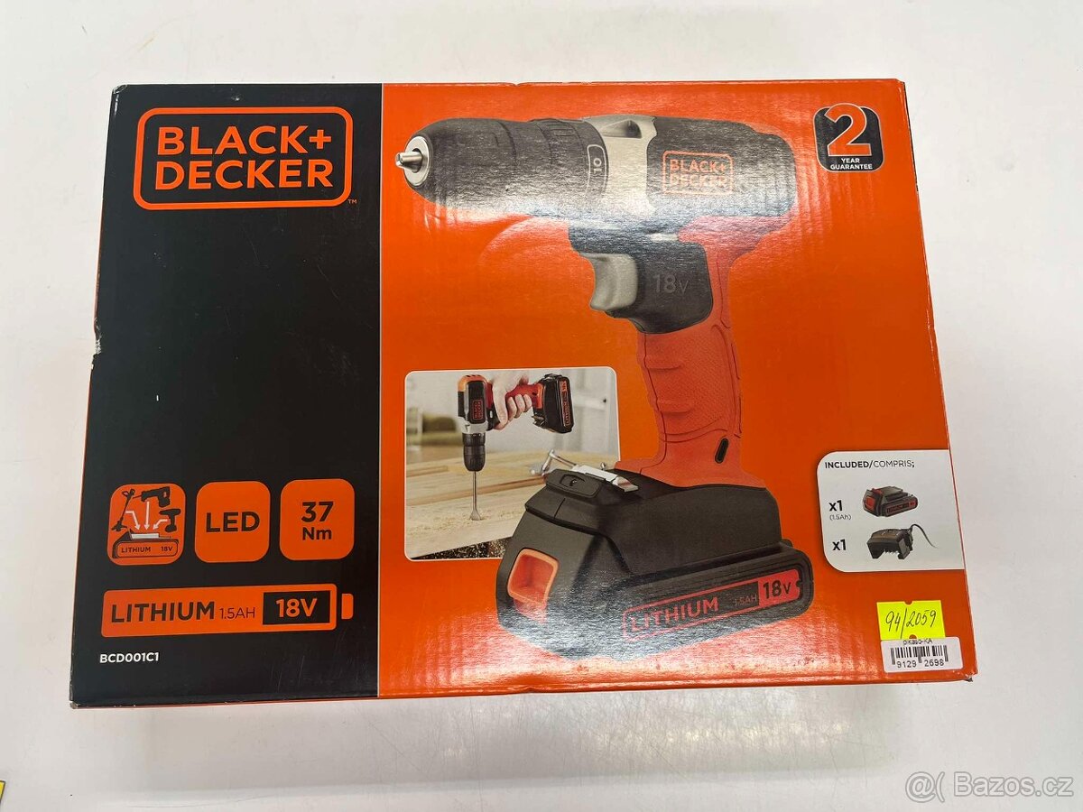 AKU vrtačka Black Decker