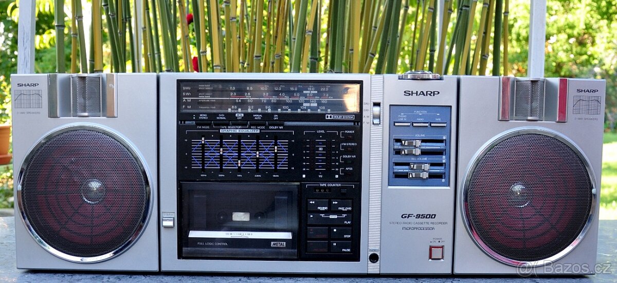 Sharp - GF-9500 - Boombox - Stereo