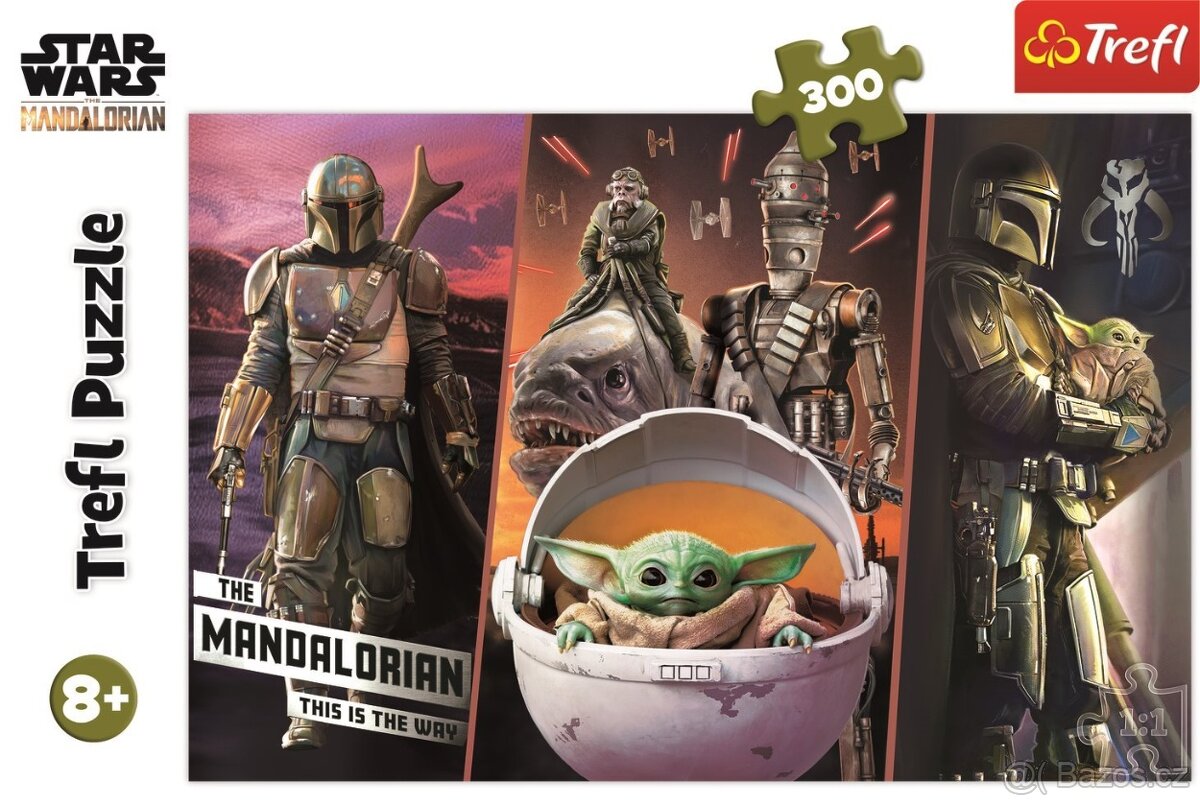 Nové velké puzzle STAR WARS MANDALORIAN, 300 dílků