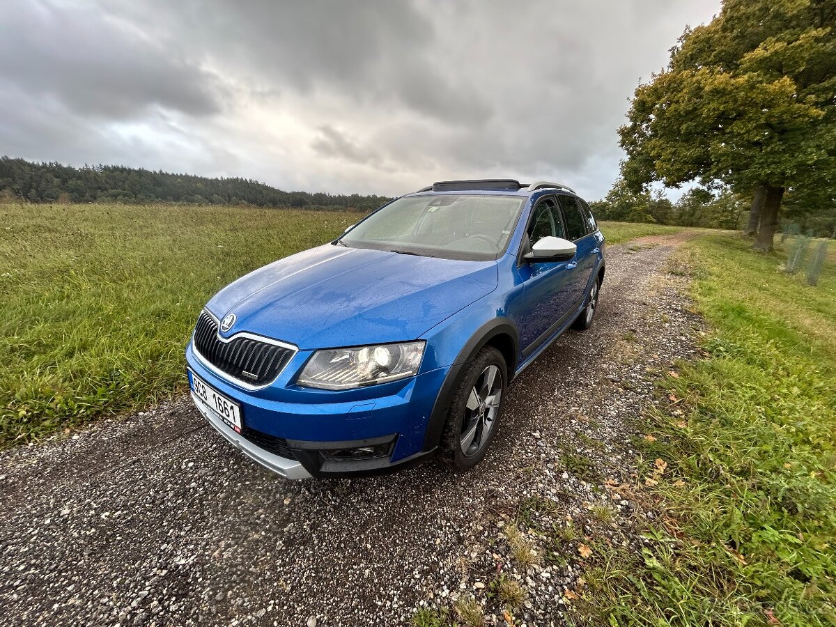 Prodám Škoda Octavia III scout DSG 4x4 NAVI 135 KW