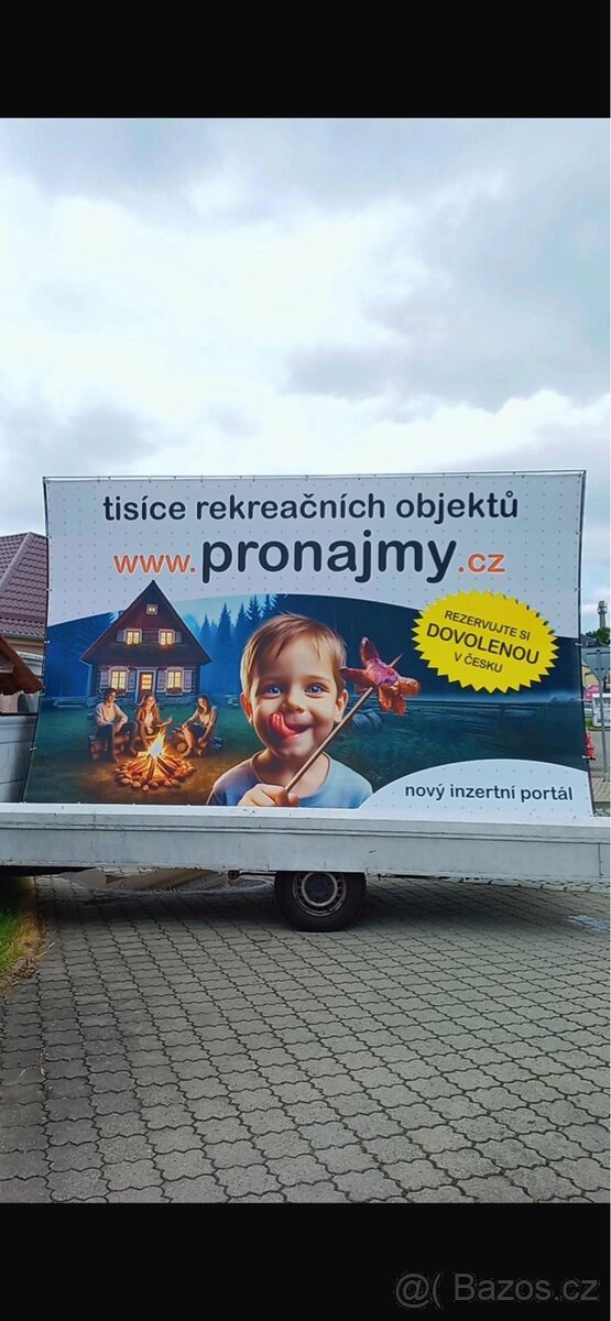 Pronajmu reklamní vozidlo