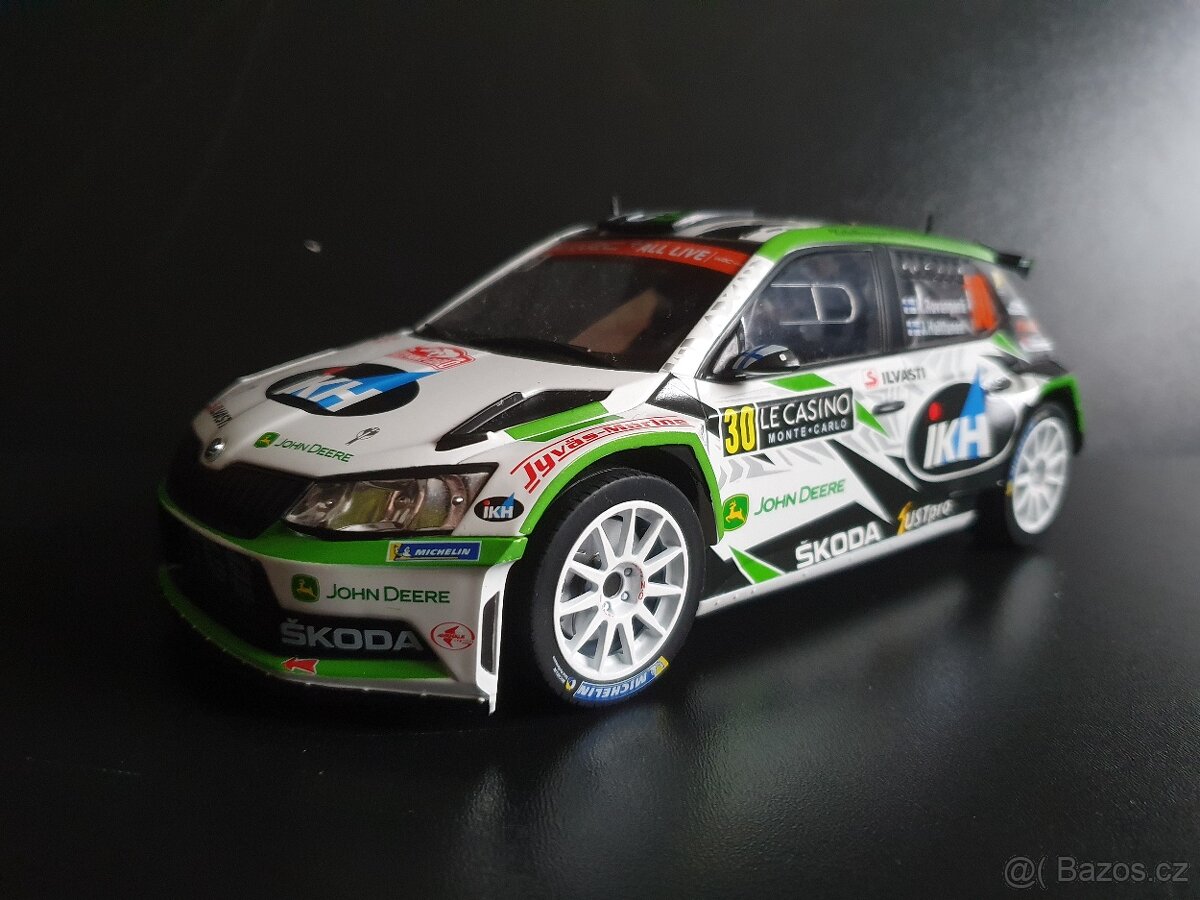 Škoda Fabia R5 1:18 rally Kalle Rovanpera