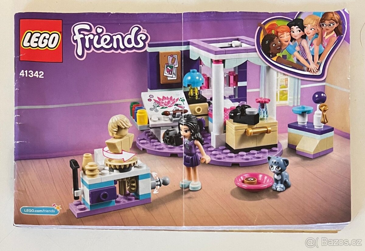 Lego Friends 41342 Emma a její luxusní pokojíček