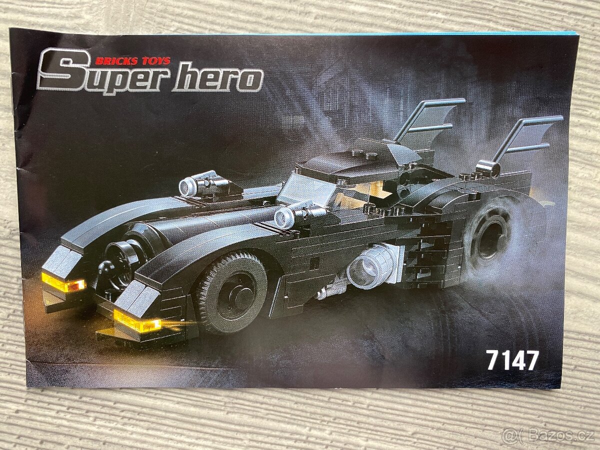 NOVÉ Stavebnice typu Lego - Batmobil - 378 kostek