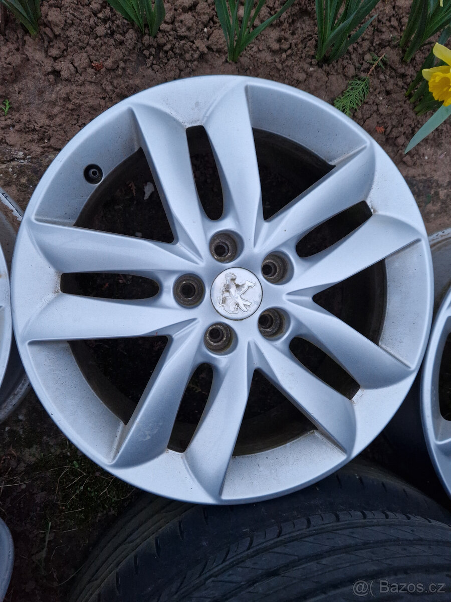 5x108 r17 et46 alu disky peugeot citroen kola elektrony 17