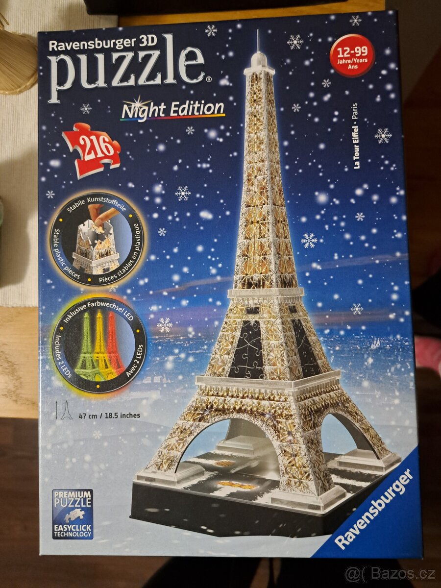 3D puzzle Eiffelova věž