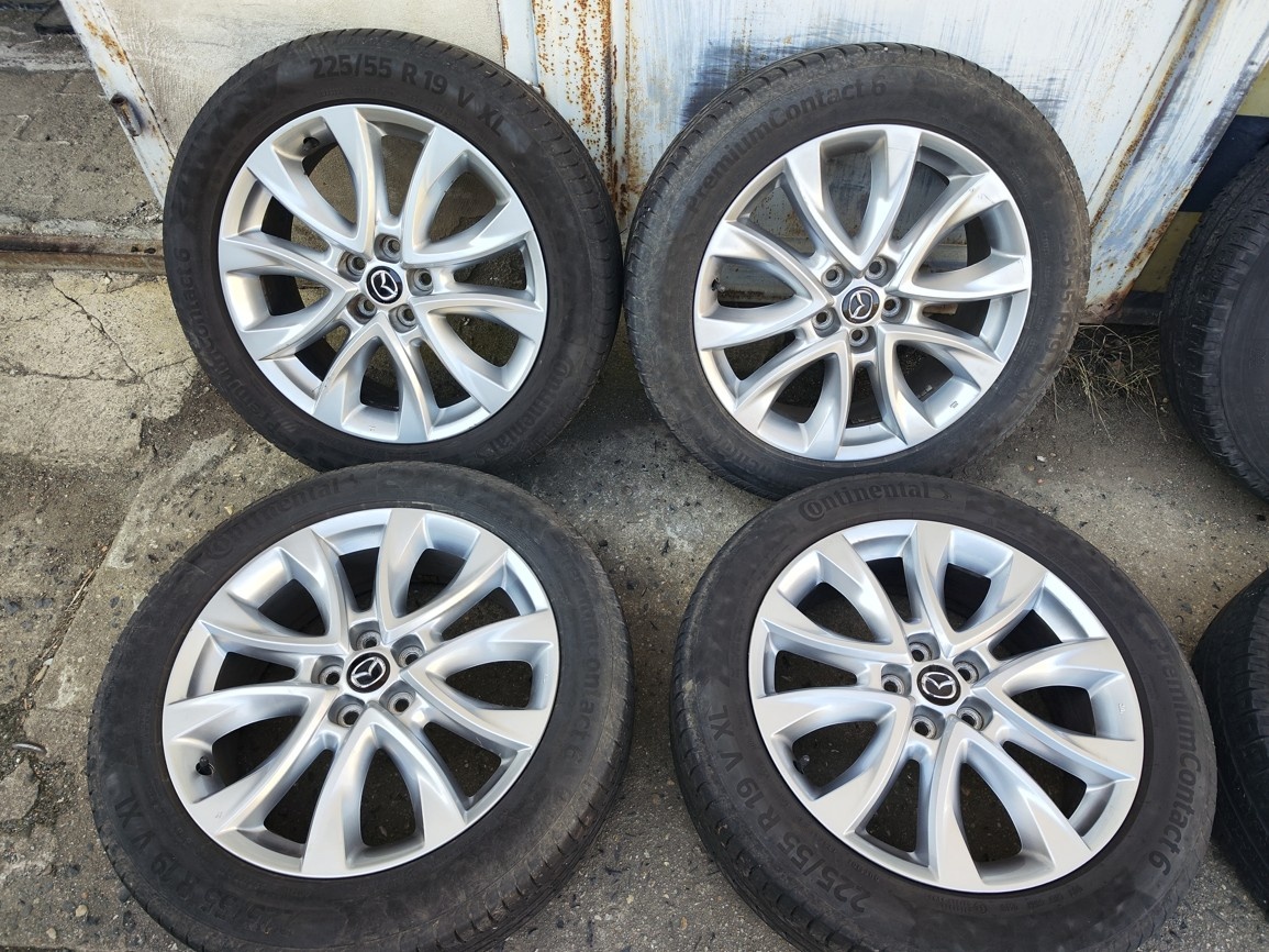 19"letní alu sada 5x114 origo Mazda CX5 CX7 225/55 Continen