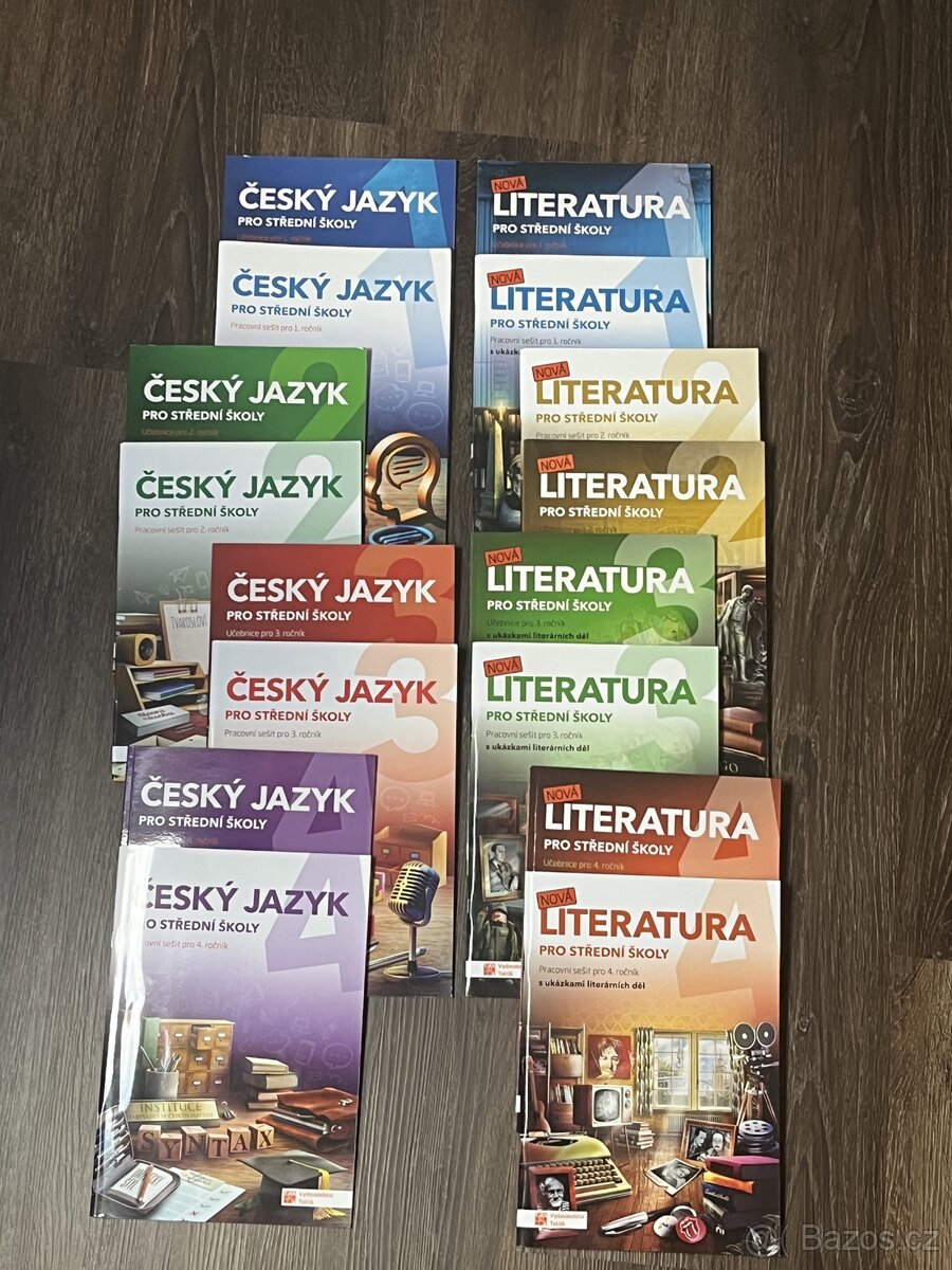 Český jazyk a literatura pro SŠ - pracovní sešity a učebnice