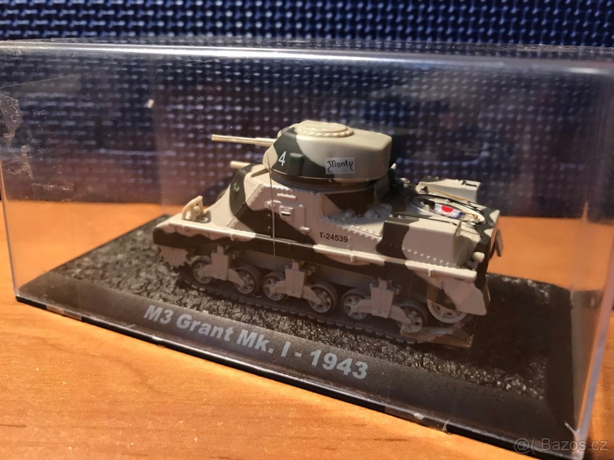 Tank M3 Grant Mk. I - 1943 měřítko 1:72