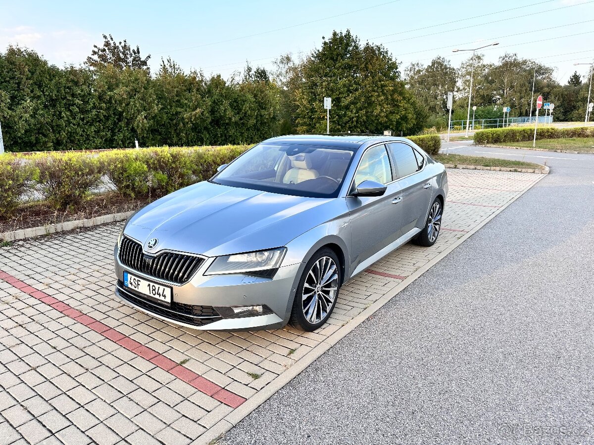 Škoda Superb 3 2.0TDI 140kW 4x4 DSG L&K Tažné Webasto ACC