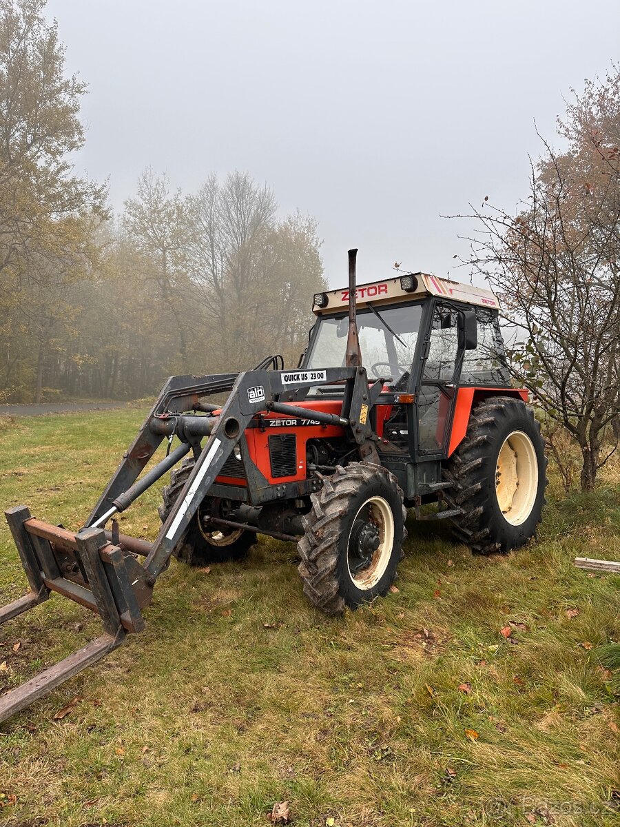 Zetor 7745 s nakladačem