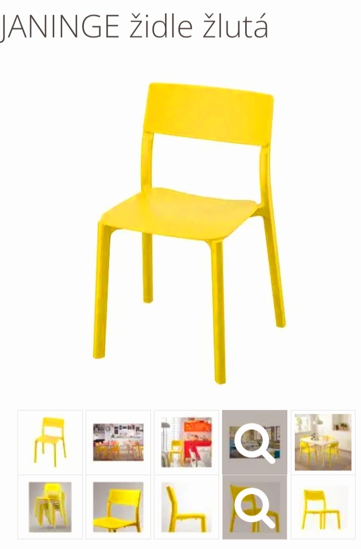 KOUPÍM ⚠️⚠️⚠️TUTO ŽIDLI IKEA JANINGE ŽLUTÁ