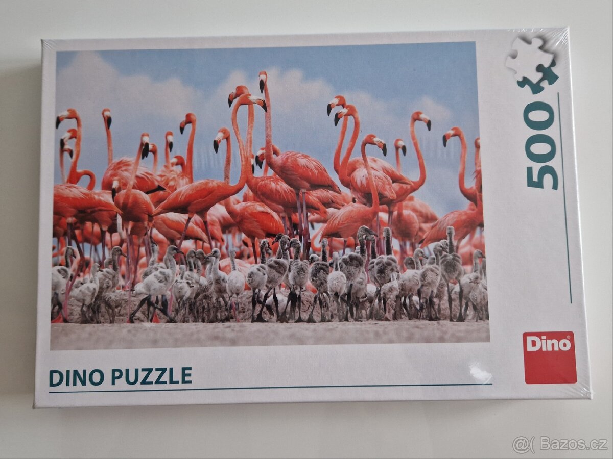 Puzzle plameňáci