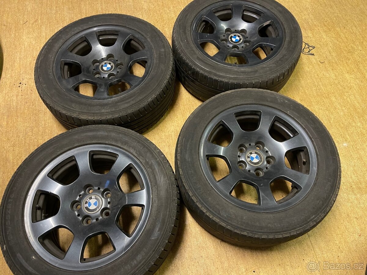 4x 16" alu kolo BMW E60 E61 225/55 R16 cena 2.500,-Kč sada