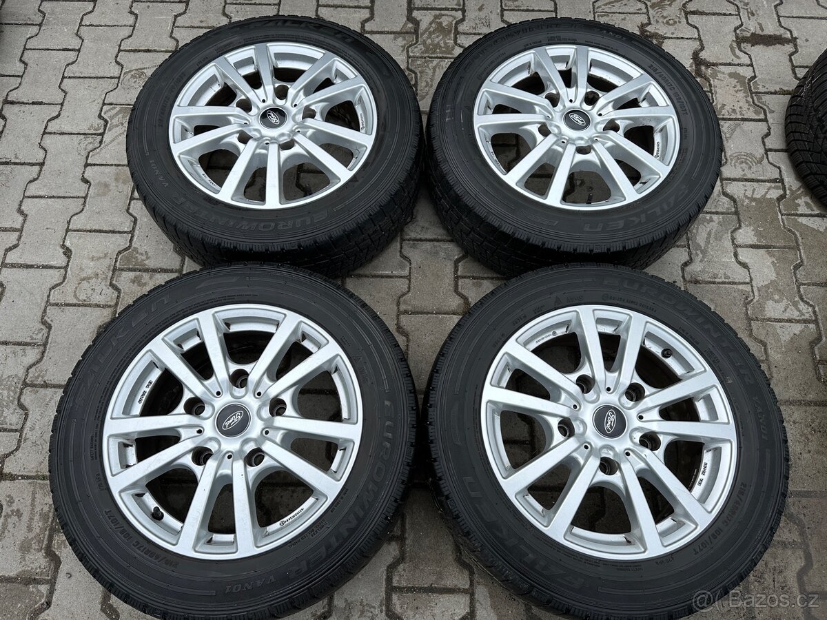 4x al kola 5x160 17 + pneu zimní 215/60 R17C