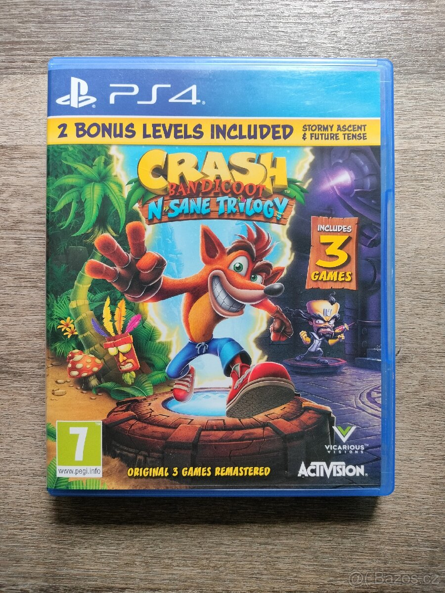 Crash Bandicoot N Sane Trilogy PS4, nová.