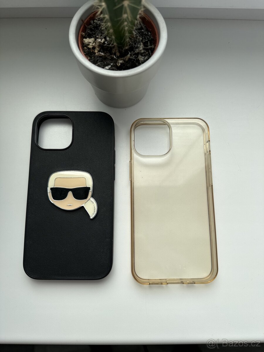 Karl lagerfield a průhledný obal iPhone 13 mini