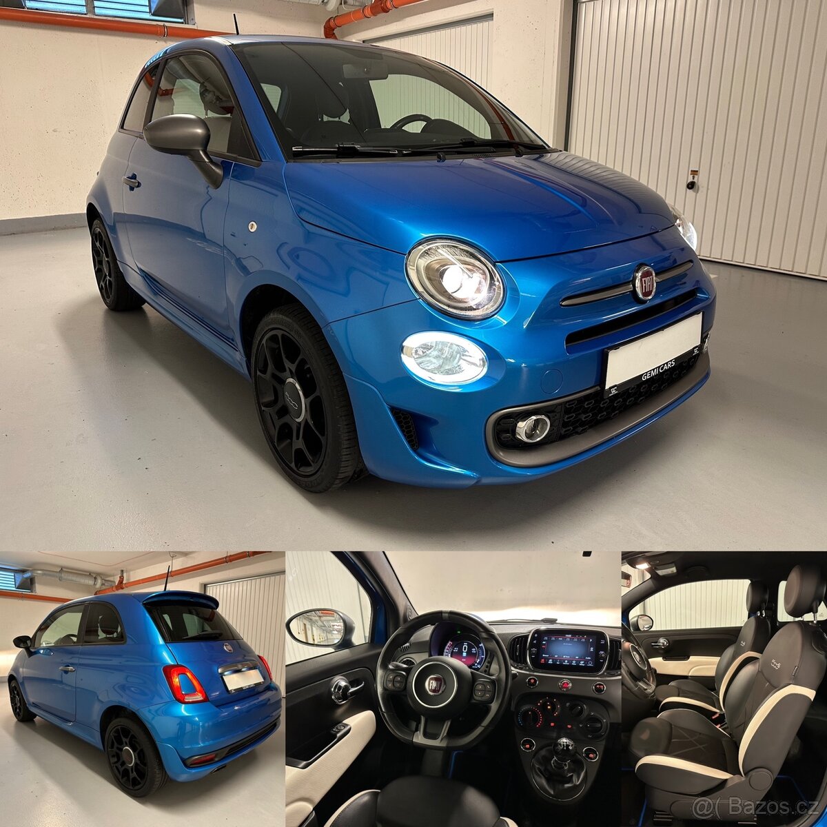 Fiat 500S (SPORT) 1.2 8V 51kW BEATS NAVI POLOKŮŽE