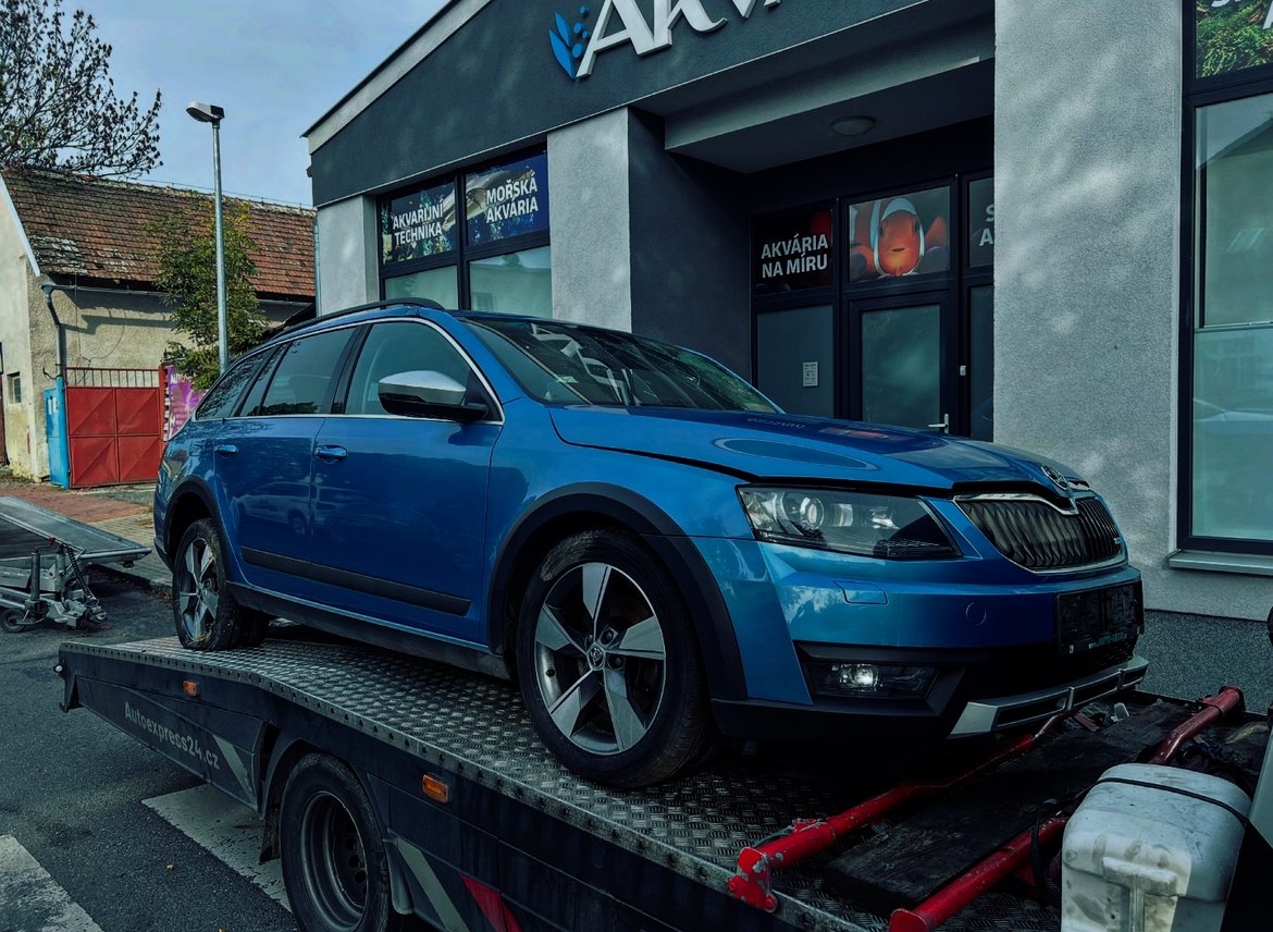 Vůz na díly Škoda Octavia 3 kombi Scout 2016 CUNA RBQ LQ5X