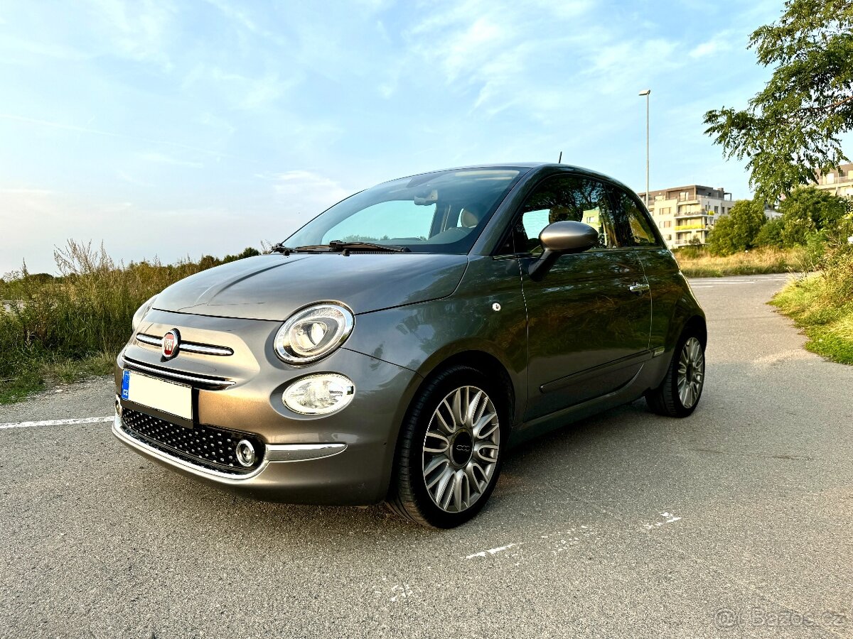 Fiat 500 (2015) 1.2, 51 kW, manuál, šedá