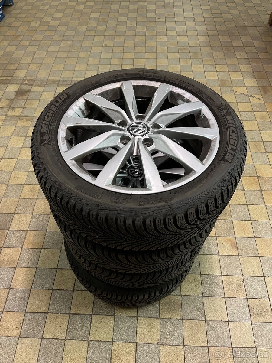 Orig. zimní kola VW Dijon 5x112 R17 + Michelin Alpin 5