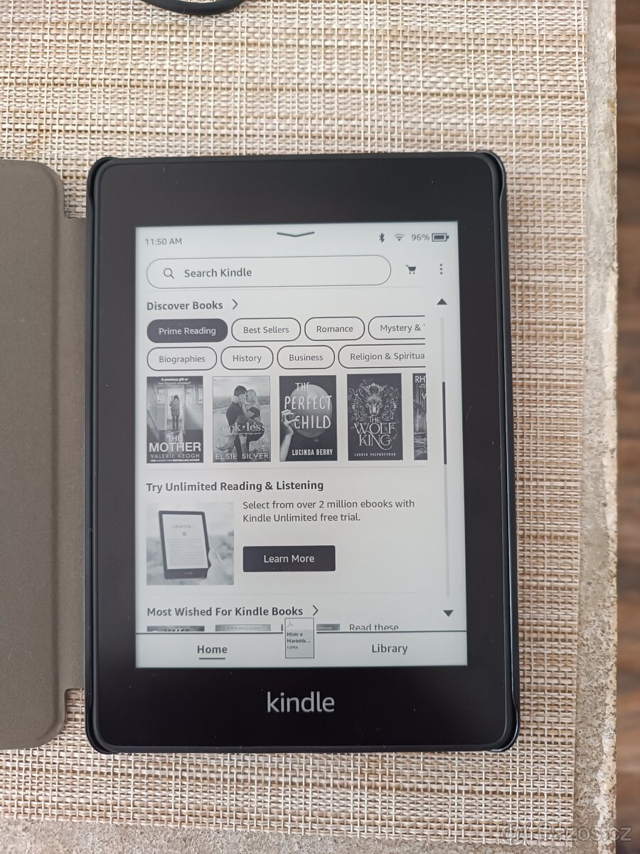 Elektronická čtečka Kindle