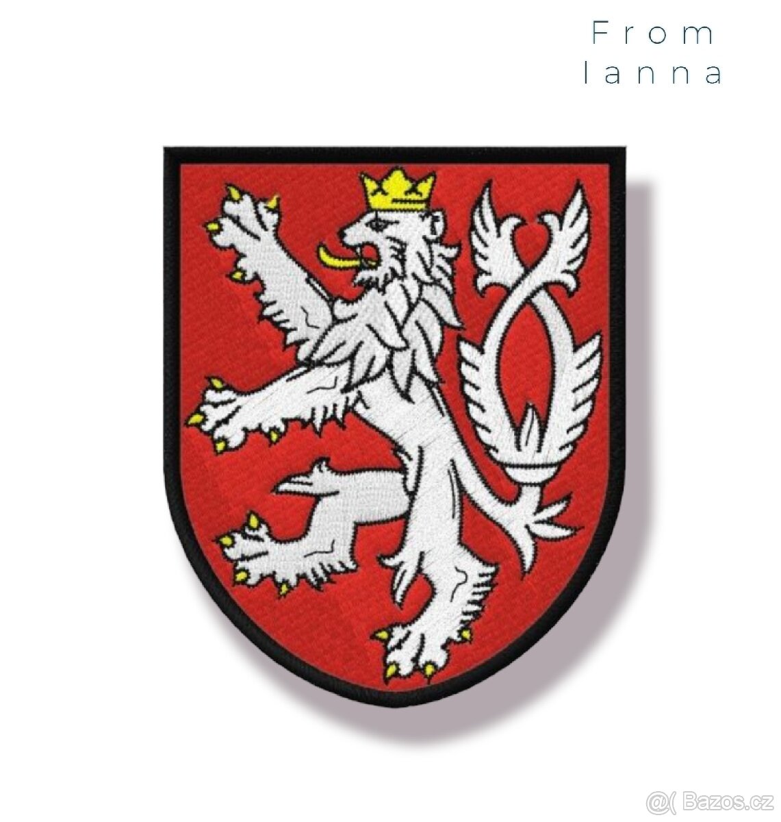 Nášivka český lev malý znak/ patch