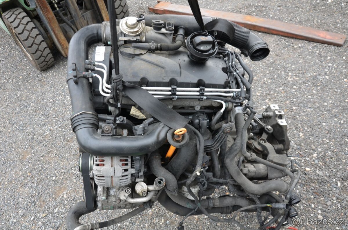 MOTOR 1,9TDI 77KW BKC BJB BXE  KOMPLETNI 15000KC