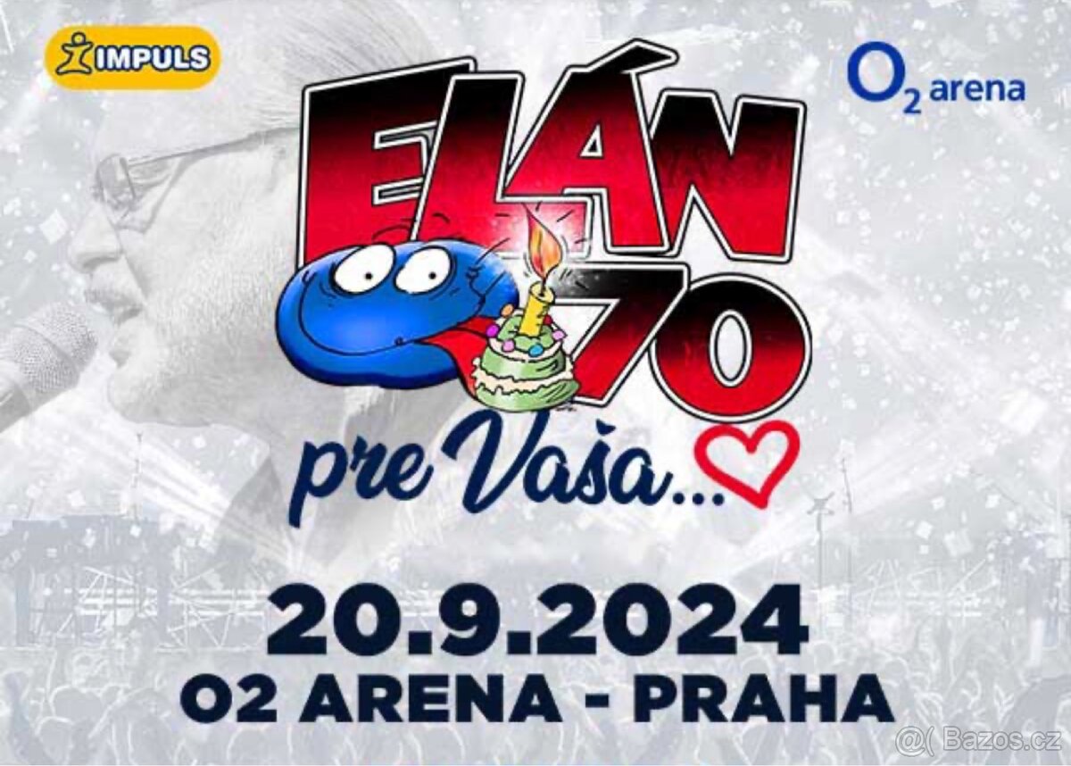 Vstupenky Elán 20.9.