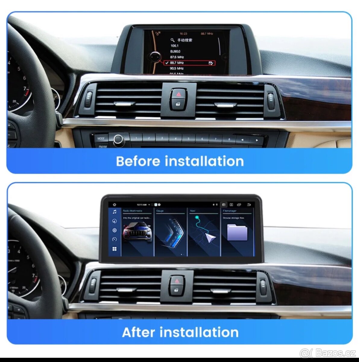 Wireless Carplay For BMW 3 /4 Series F Andoid