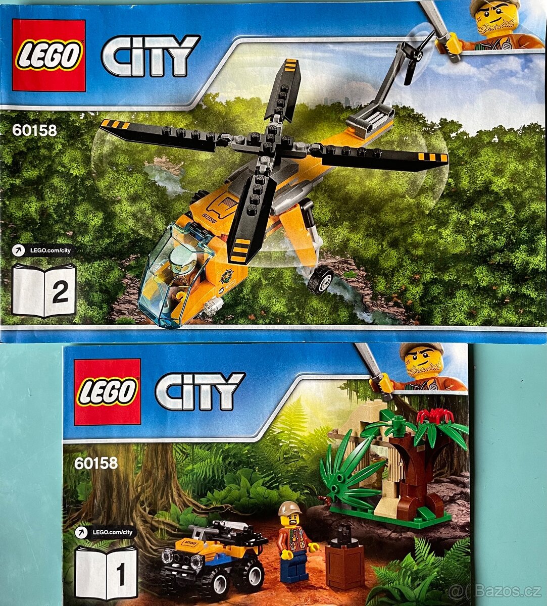 LEGO CITY 60158 - Náhradní helikoptéra do džungle