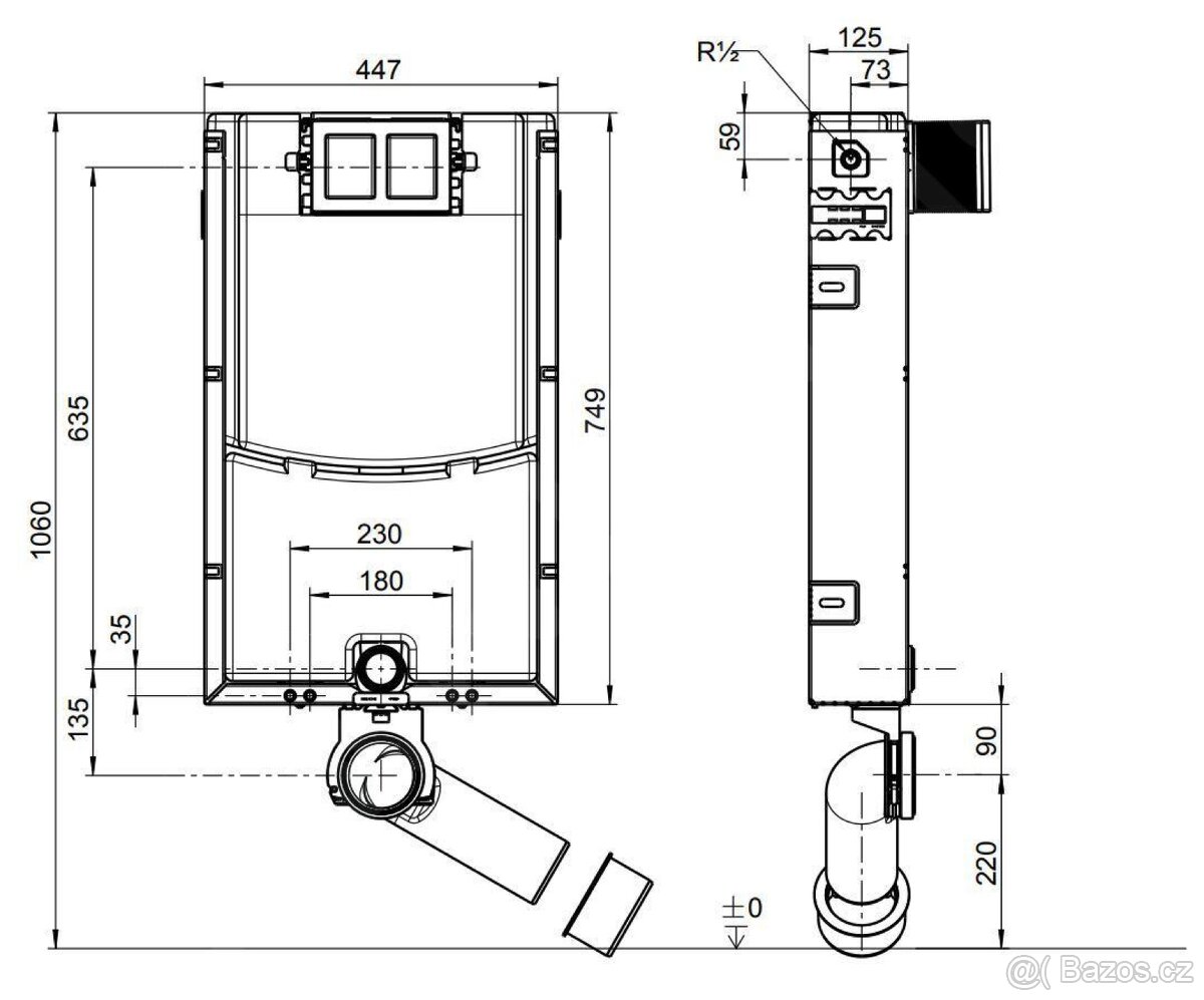 Předstěnová instalace Villeroy & Boch 92247900