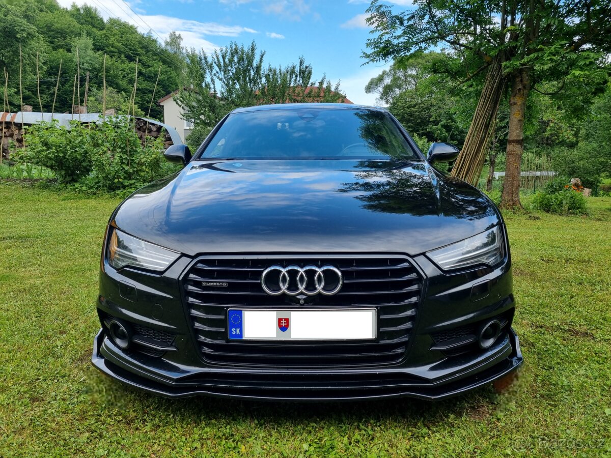 LIPKO LIPO SPOJLER AUDI A6 A7 PREDNÉHO NÁRAZNÍKU NA NARAZNIK