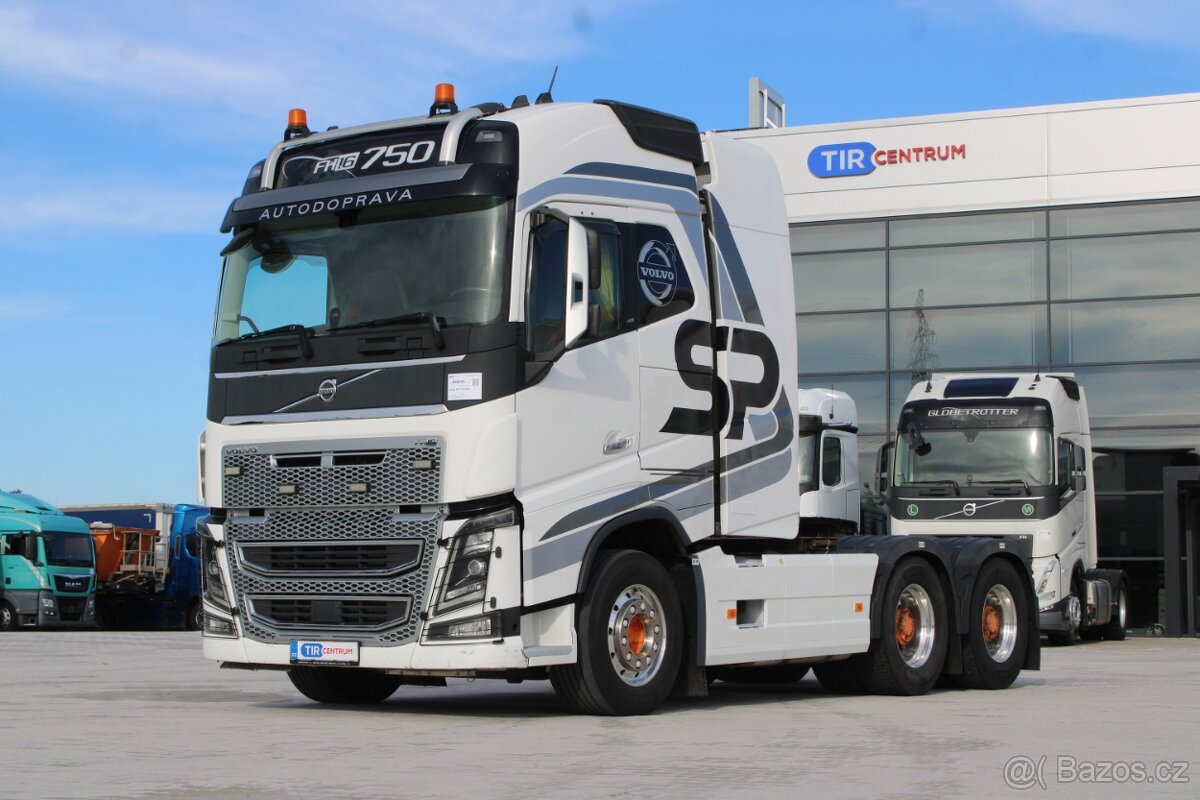 Volvo FH 750, 6x4, EURO 6, VEB+, I-PARK COOL, TELEVIZE