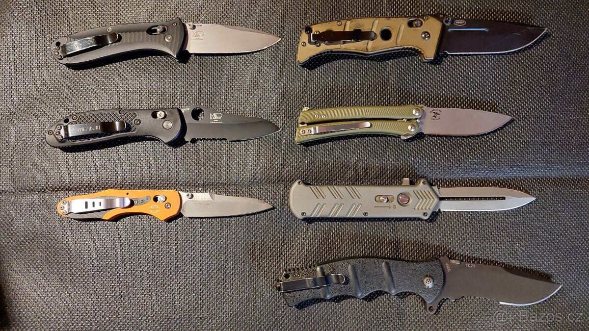 No Limit Knifes OTF, Benchmade: Presidio, Griptilian, Sibert