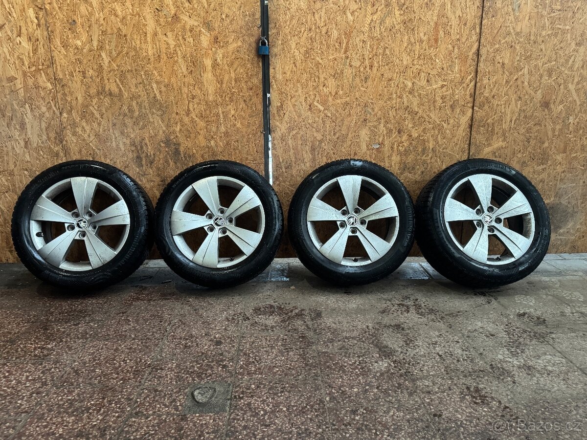 ALU zimní sada R17, 5x112 Škoda Superb Triton