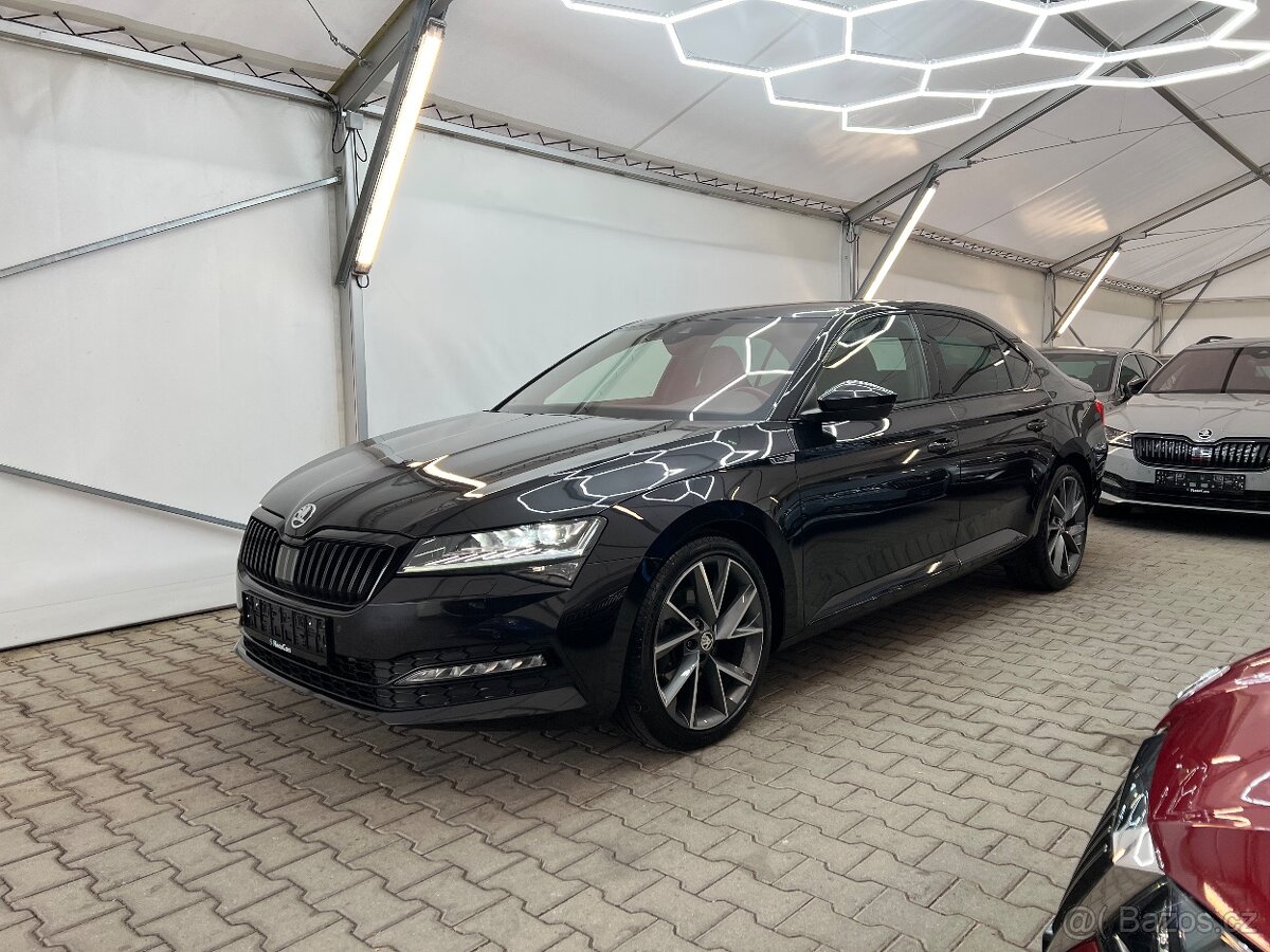 Škoda Superb III sedan 2.0TDi,110kW,DSG,Sportline,LED,Webast