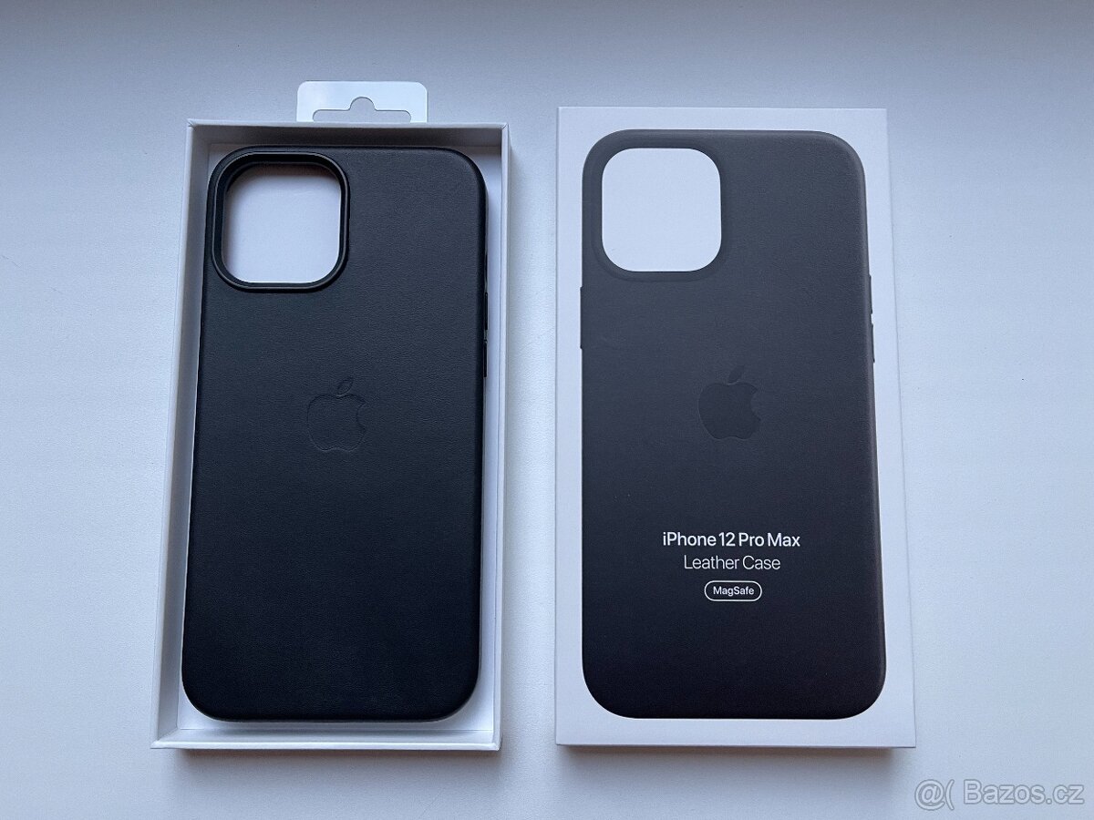 Nové originální kožené pouzdro Apple pro iPhone 12 Pro Max