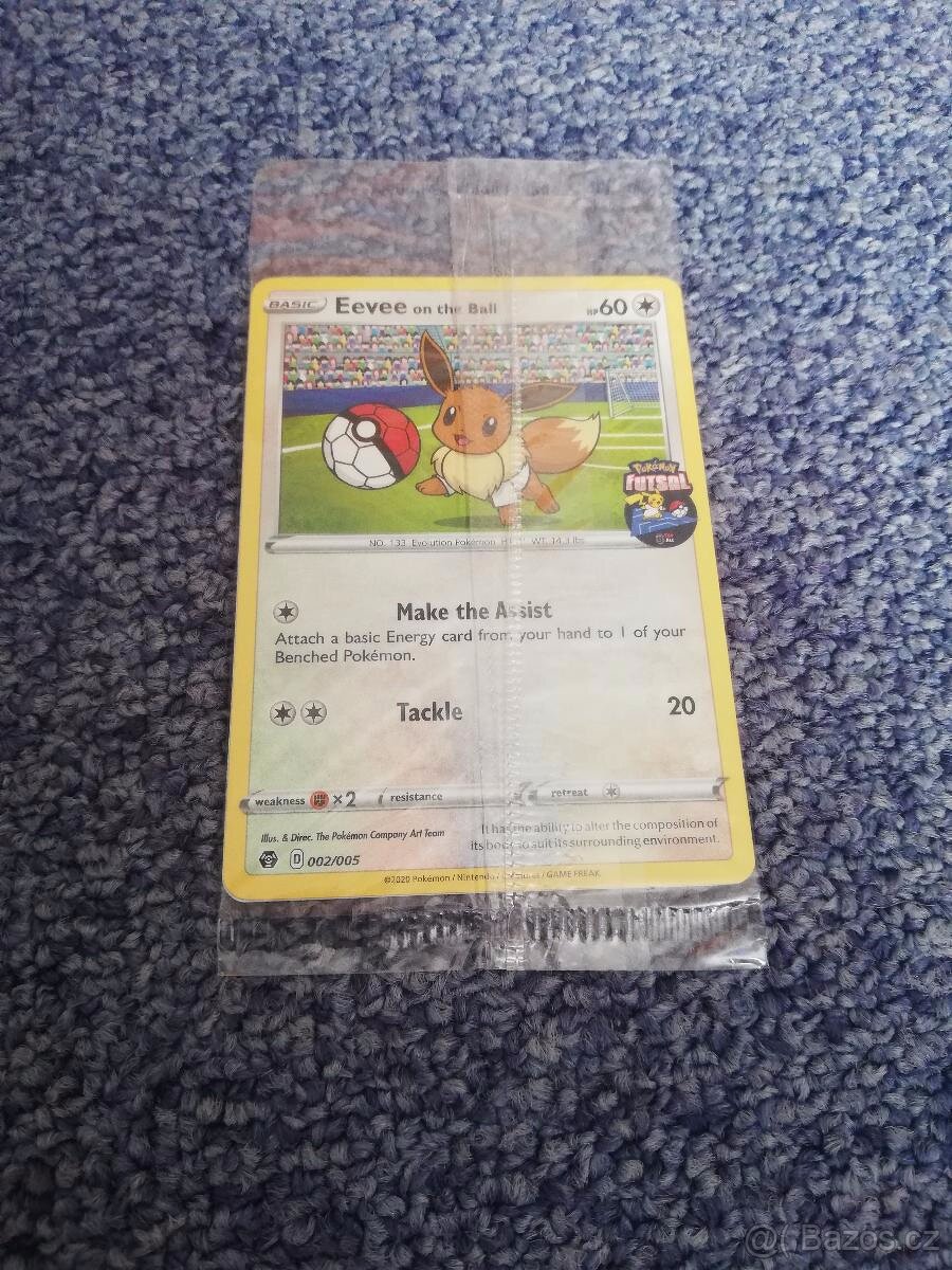 Pokémon TCG Eevee on the Ball Futsal Sealed Promo