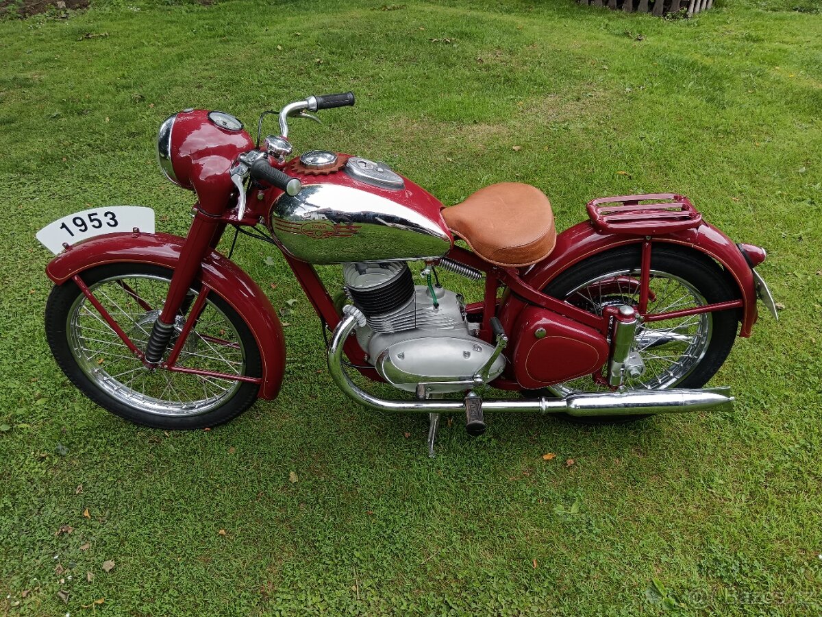 Jawa 250 Pérák, r.v. 1953, bez TP