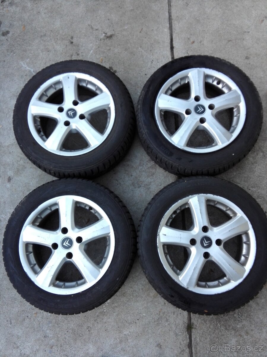 Al disky 15" na Citroen C3 4x108