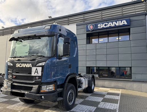 Scania G450 4x4 - tahač návěsů + hydraulika