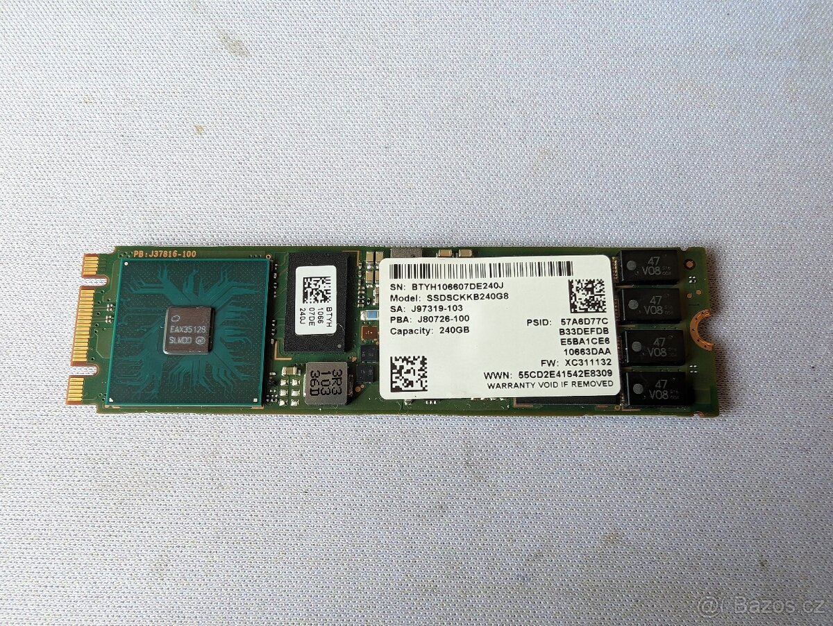 Intel D3 S4510 240GB M.2 SATA 6Gb/s 3D TLC 22x80mm 1DWPD - S