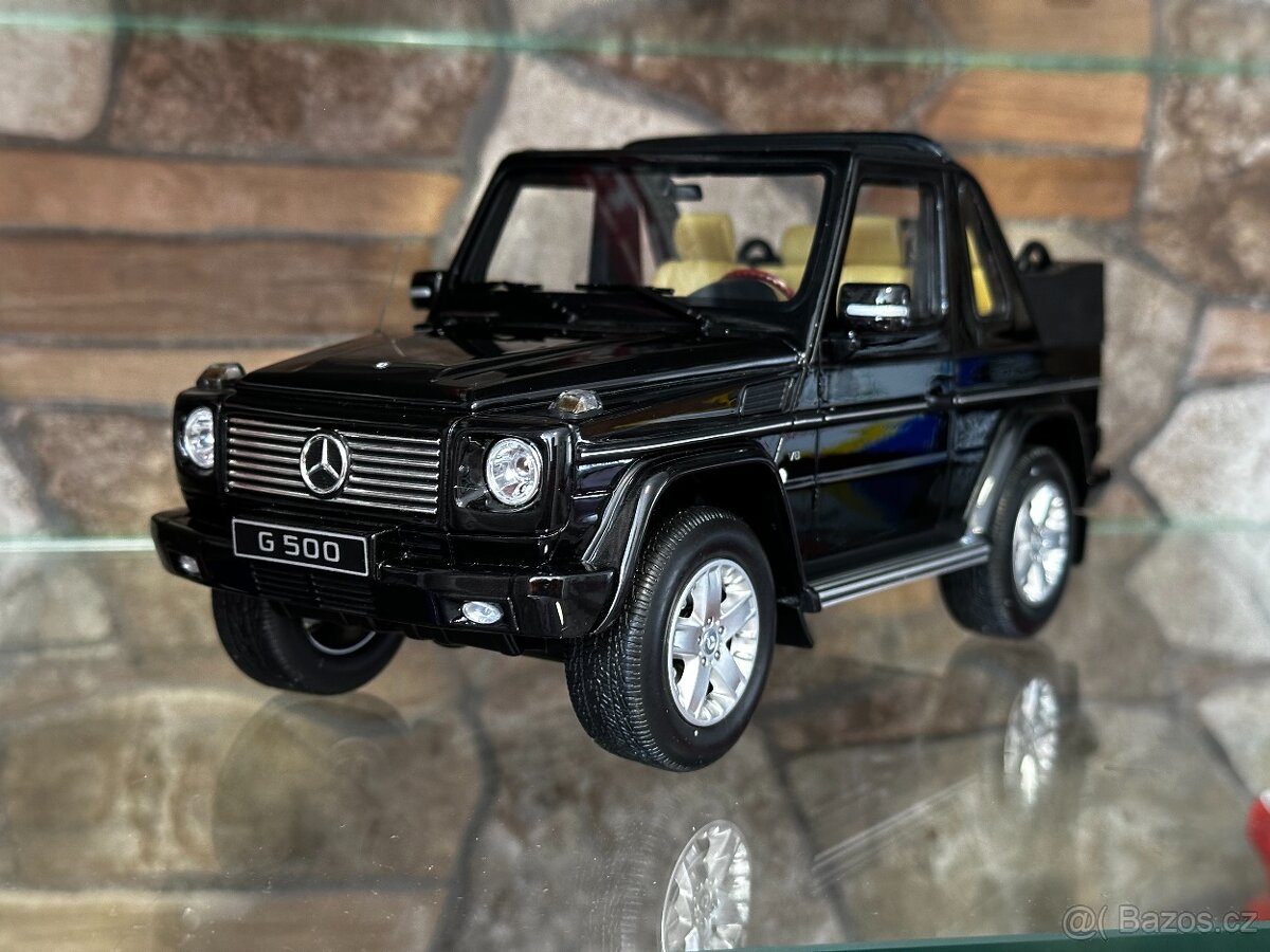 Mercedes Benz G 500 Convertible černé 1:18