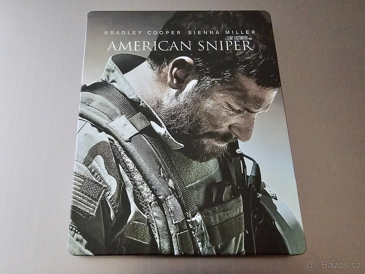 AMERICKÝ SNIPER (BD steelbook, CZ dabing) Bradley Cooper