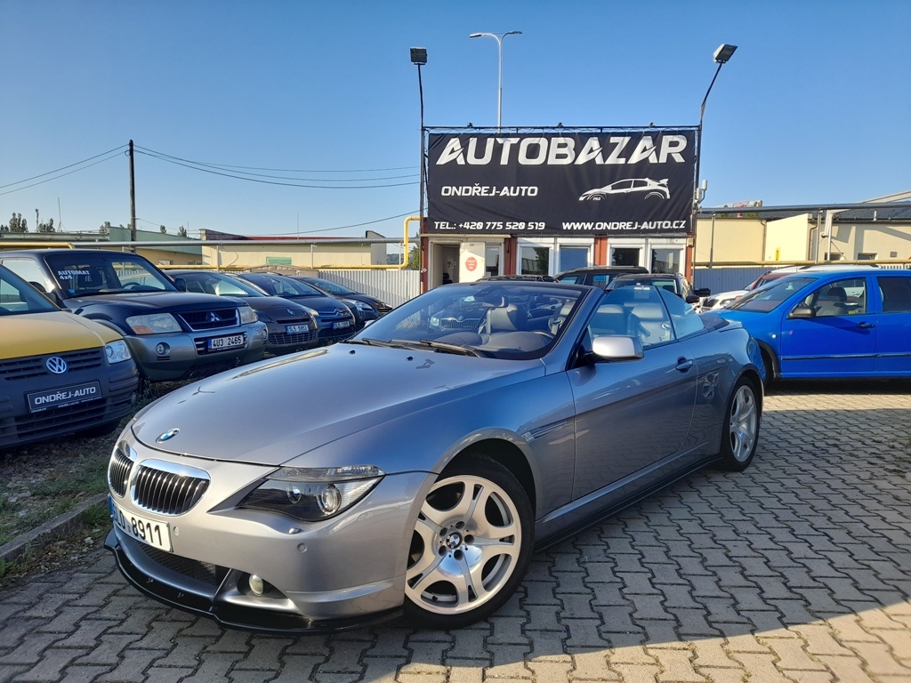 BMW Řada 6 630 3,0i 190KW N52 KABRIOLET