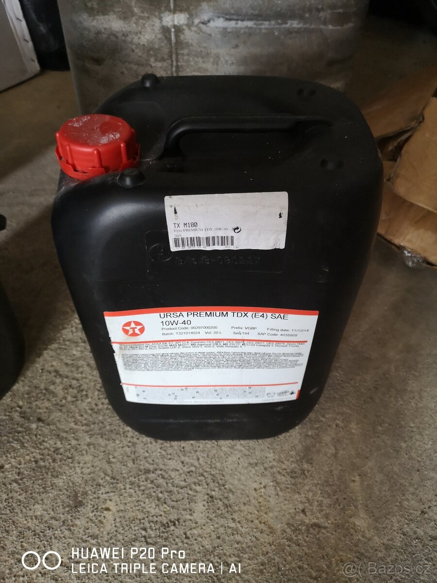 TEXACO URSA PREMIUM TDX E4 10W-40 20L