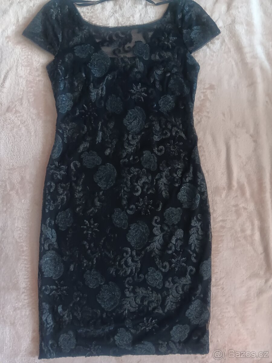 Calvin Klein luxusní černé šaty,vel.36/38