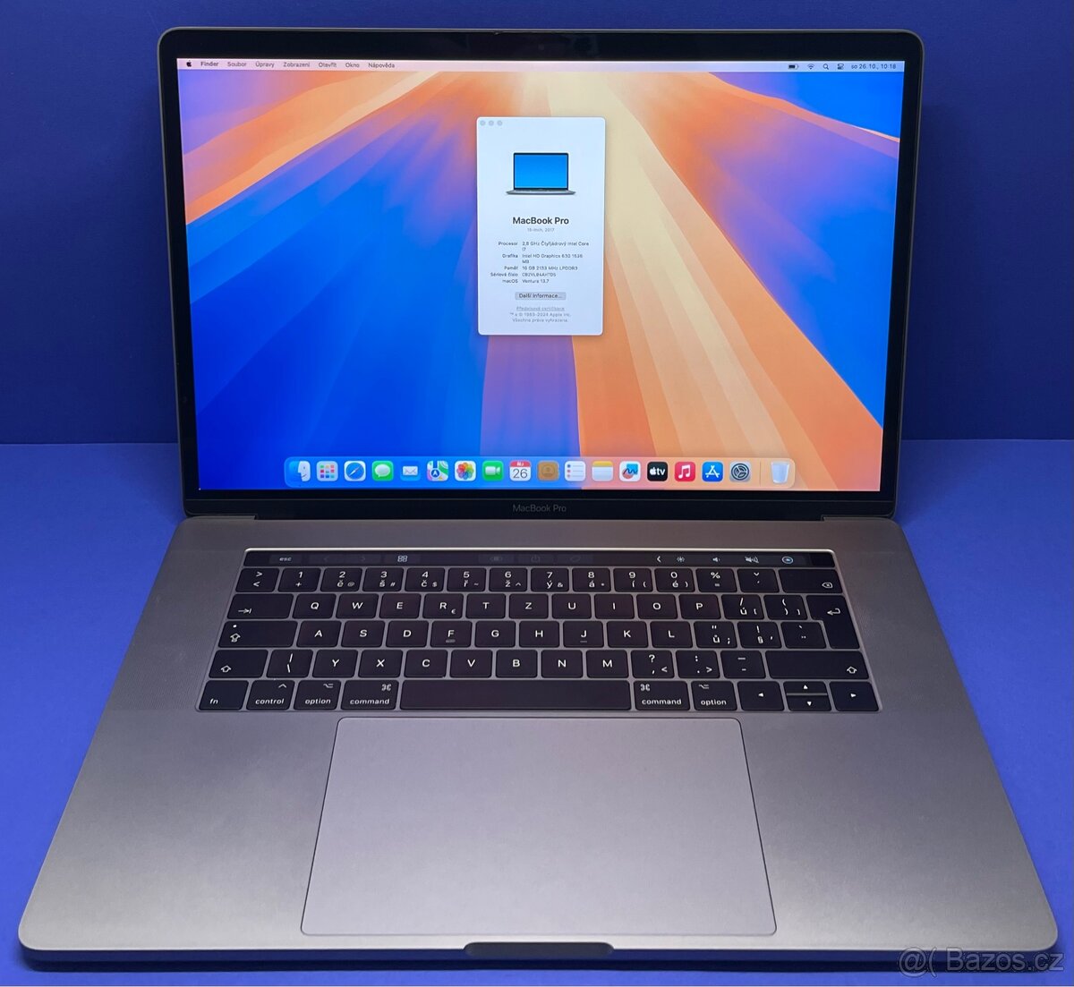 NOVÝ MacBook Pro 15” 2017/16GB RAM/i7/256GB SSD/ Záruka