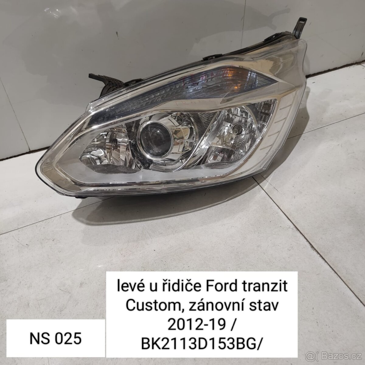 LEVÉ SVĚTLO FORD TRANZIT CUSTOM ( ZÁNOVNÍ ' )   originální